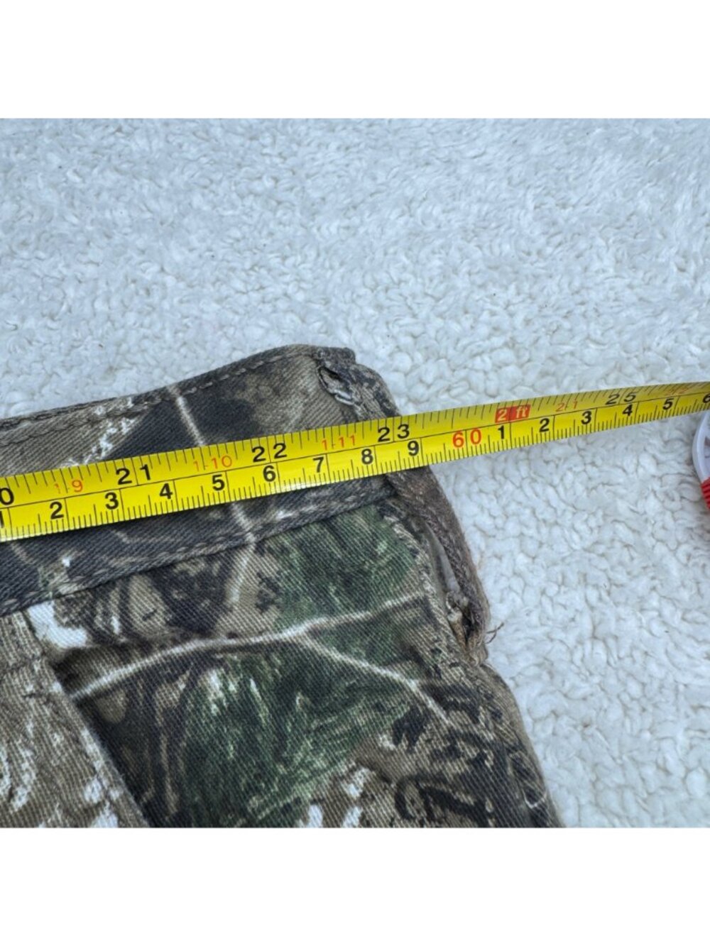 Realtree Men's Hunting Cargo Pants Camo Print Multiple Pockets Button 44/46 - Picture 10 of 13